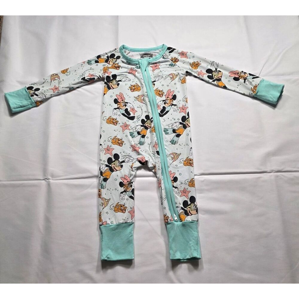 Feral & Free Chaos Collection Bamboo Convertible Sleeper 6-12M NWOT